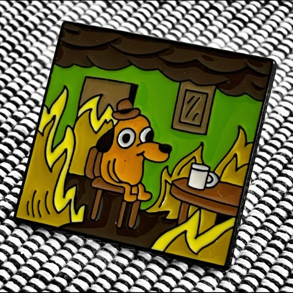 This Is Fine Enamel Pin Set - Picture 8 of 8